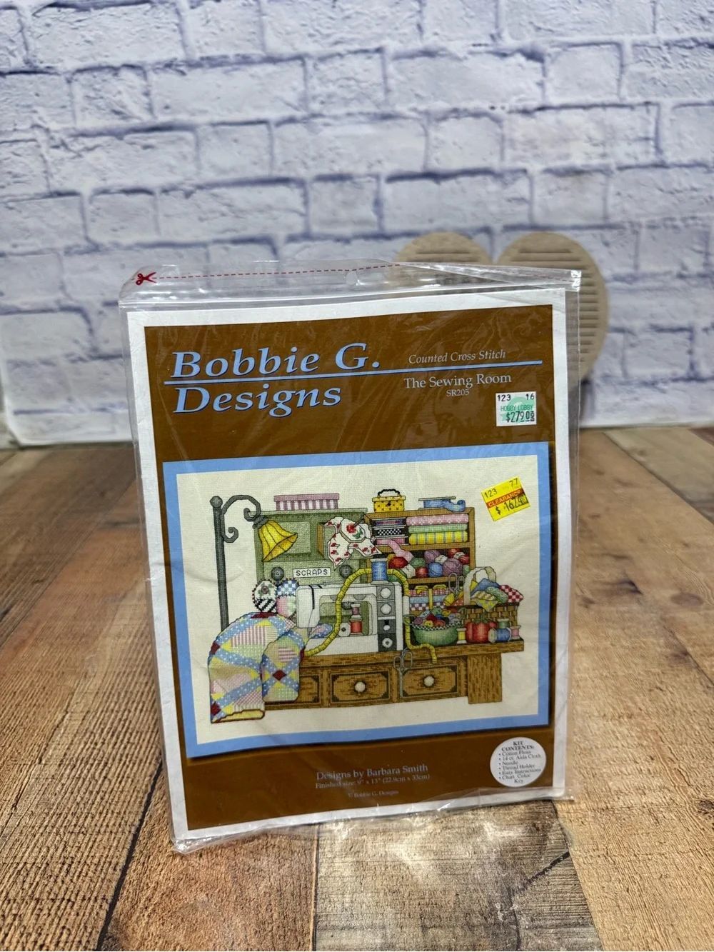 Bobbie G Designs The Sewing Room Counted Cross Stitch Pattern NWT